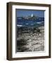 Godrevy Island Lighthouse, Near St. Ives, North Coast, Cornwall, England, United Kingdom-Duncan Maxwell-Framed Premium Photographic Print