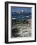 Godrevy Island Lighthouse, Near St. Ives, North Coast, Cornwall, England, United Kingdom-Duncan Maxwell-Framed Premium Photographic Print