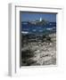 Godrevy Island Lighthouse, Near St. Ives, North Coast, Cornwall, England, United Kingdom-Duncan Maxwell-Framed Premium Photographic Print