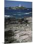 Godrevy Island Lighthouse, Near St. Ives, North Coast, Cornwall, England, United Kingdom-Duncan Maxwell-Mounted Photographic Print