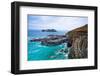 Godrevy Lighthouse, Cornwall, England, United Kingdom, Europe-Kav Dadfar-Framed Photographic Print