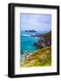 Godrevy Lighthouse, Cornwall, England, United Kingdom, Europe-Kav Dadfar-Framed Photographic Print