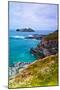 Godrevy Lighthouse, Cornwall, England, United Kingdom, Europe-Kav Dadfar-Mounted Photographic Print