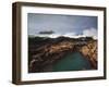 Godrevy Lighthouse in Cornwall, England-Stocktrek Images-Framed Photographic Print