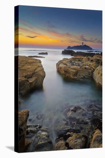 Godrevy Sunset-null-Stretched Canvas