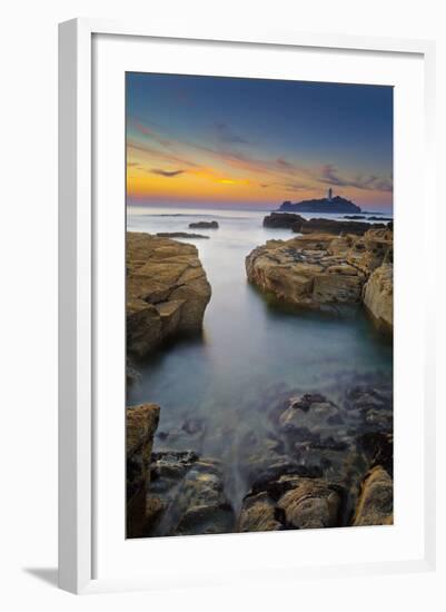 Godrevy Sunset-null-Framed Photographic Print