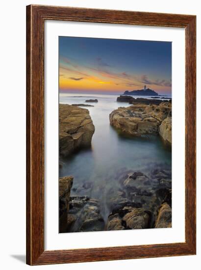 Godrevy Sunset-null-Framed Photographic Print