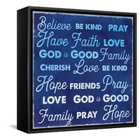 Gods Words 1-Lula Bijoux-Framed Stretched Canvas