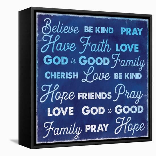 Gods Words 1-Lula Bijoux-Framed Stretched Canvas