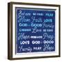 Gods Words 1-Lula Bijoux-Framed Art Print