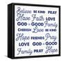 Gods Words 2-Lula Bijoux-Framed Stretched Canvas