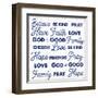 Gods Words 2-Lula Bijoux-Framed Art Print