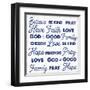 Gods Words 2-Lula Bijoux-Framed Art Print