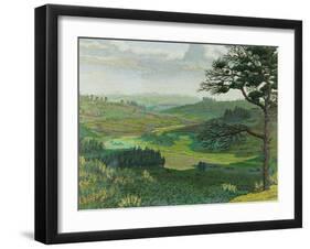 Godshill, New Forest, 1934 (Oil on Canvas)-Charles Ginner-Framed Giclee Print