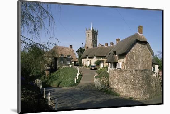 Godshill Village, Isle of Wight, England, United Kingdom-Charles Bowman-Mounted Photographic Print