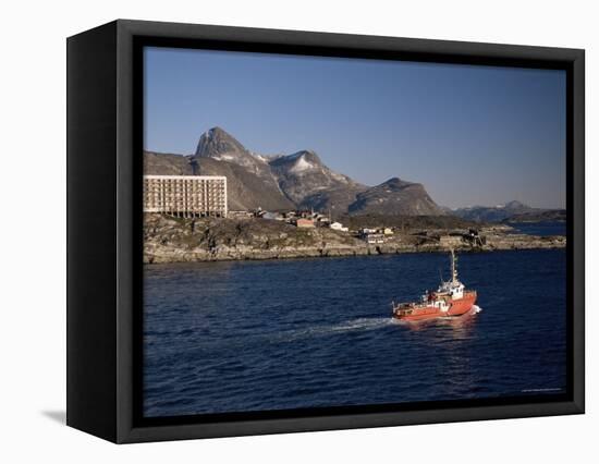 Godthabsfjord, Nuuk, Greenland, Polar Regions-Gavin Hellier-Framed Stretched Canvas