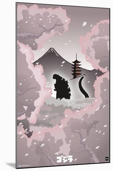 Godzilla - Backdrop-Trends International-Mounted Poster