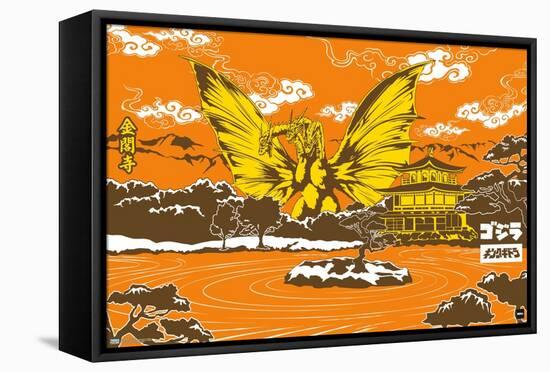 Godzilla - Ghidorah-Trends International-Framed Stretched Canvas