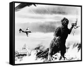 Godzilla, King of the Monsters! (1956)-null-Framed Stretched Canvas