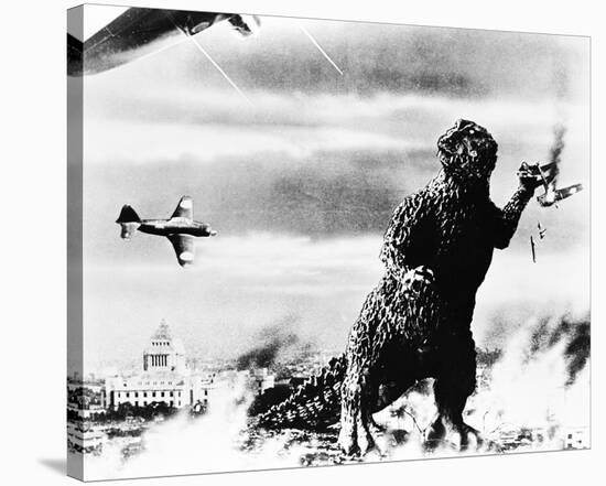 Godzilla, King of the Monsters! (1956)-null-Stretched Canvas