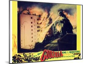 Godzilla, King of the Monsters!, 1956-null-Mounted Art Print