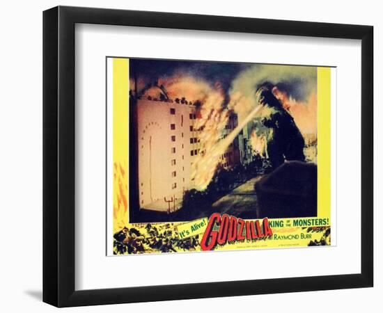 Godzilla, King of the Monsters!, 1956-null-Framed Art Print