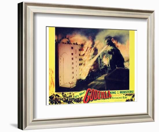 Godzilla, King of the Monsters!, 1956-null-Framed Art Print
