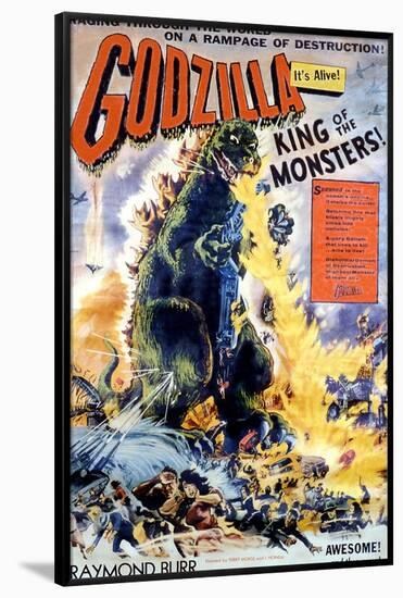 Godzilla, King of the Monsters!, 1956-null-Framed Poster