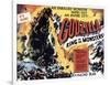 Godzilla, King of the Monsters, UK Movie Poster, 1956-null-Framed Art Print