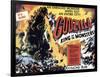 Godzilla, King of the Monsters, UK Movie Poster, 1956-null-Framed Art Print