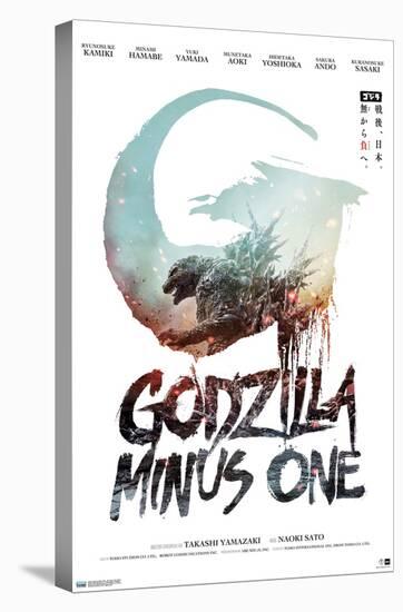 Godzilla: Minus One - US Teaser One Sheet-Trends International-Stretched Canvas