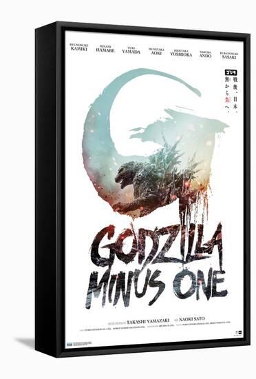 Godzilla: Minus One - US Teaser One Sheet-Trends International-Framed Stretched Canvas