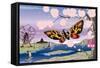Godzilla - Mothra-Trends International-Framed Stretched Canvas