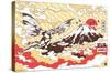 Godzilla - Mountain-Trends International-Stretched Canvas