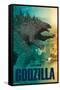 Godzilla vs. Kong - Godzilla-Trends International-Framed Stretched Canvas