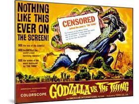 Godzilla vs The Thing, 1964-null-Mounted Poster