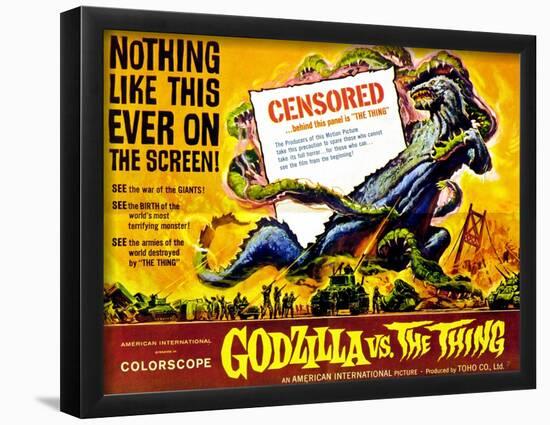 Godzilla vs The Thing, 1964-null-Framed Poster