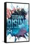 Godzilla x Kong: The New Empire - Titan Rising-Trends International-Framed Stretched Canvas