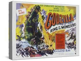 Godzilla-Vintage Apple Collection-Stretched Canvas