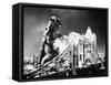 Godzilla-null-Framed Stretched Canvas