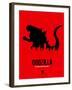 Godzilla-NaxArt-Framed Art Print