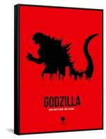 Godzilla-NaxArt-Framed Stretched Canvas