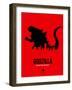 Godzilla-NaxArt-Framed Art Print