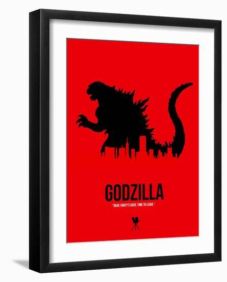 Godzilla-NaxArt-Framed Art Print