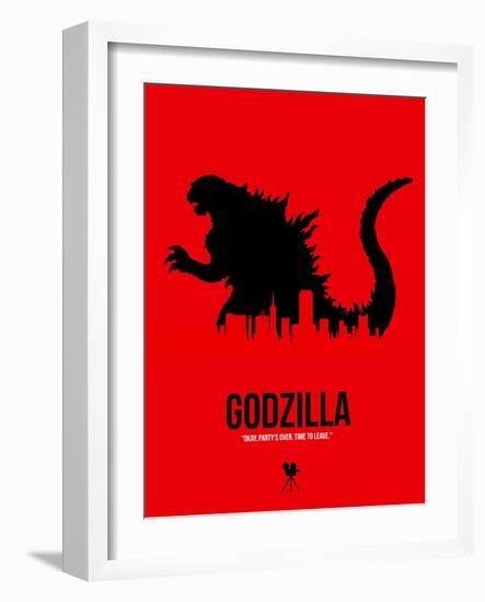 Godzilla-NaxArt-Framed Art Print