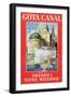 Göta Canal, C.1938-null-Framed Giclee Print