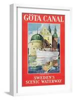 Göta Canal, C.1938-null-Framed Giclee Print