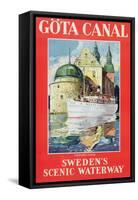 Göta Canal, C.1938-null-Framed Stretched Canvas