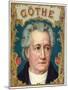 Goethe Brand Cigar Box Label-Lantern Press-Mounted Art Print