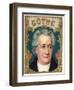 Goethe Brand Cigar Box Label-Lantern Press-Framed Art Print